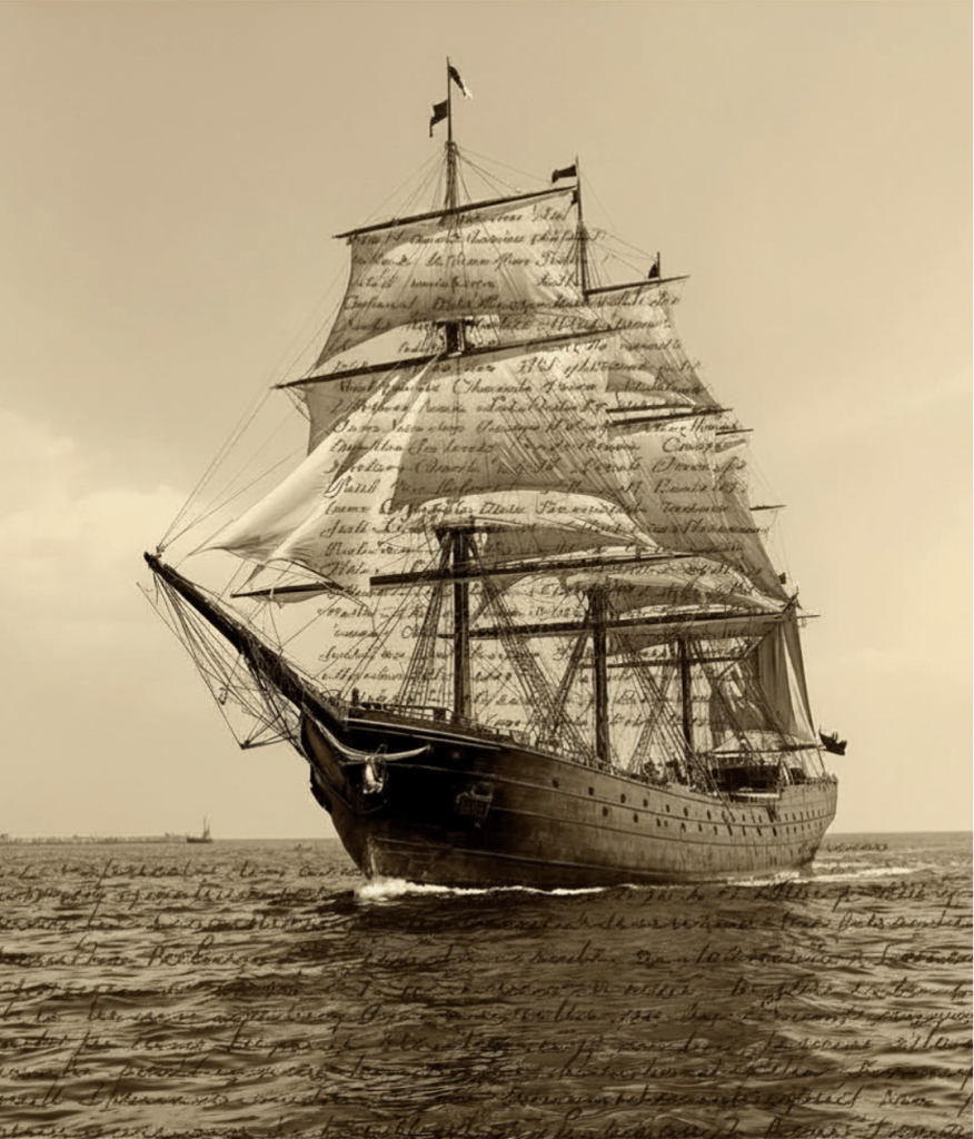 Navires sur l'océan